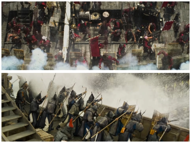 action scenes from the admiral roaring currents